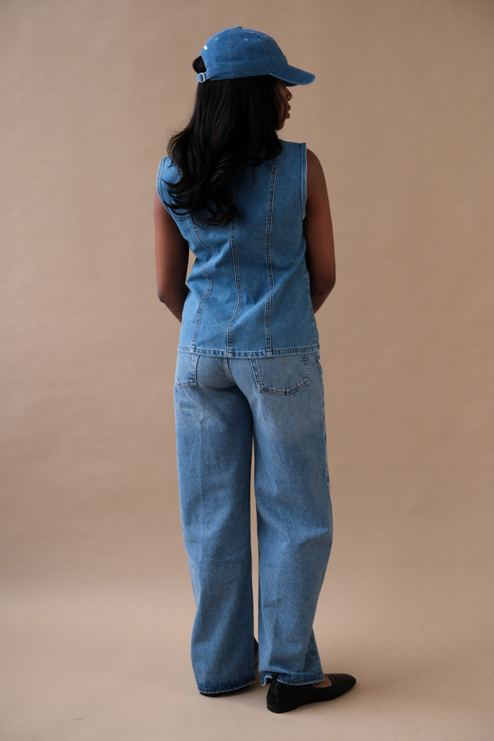 KENZIE DENIM WAISTCOAT
