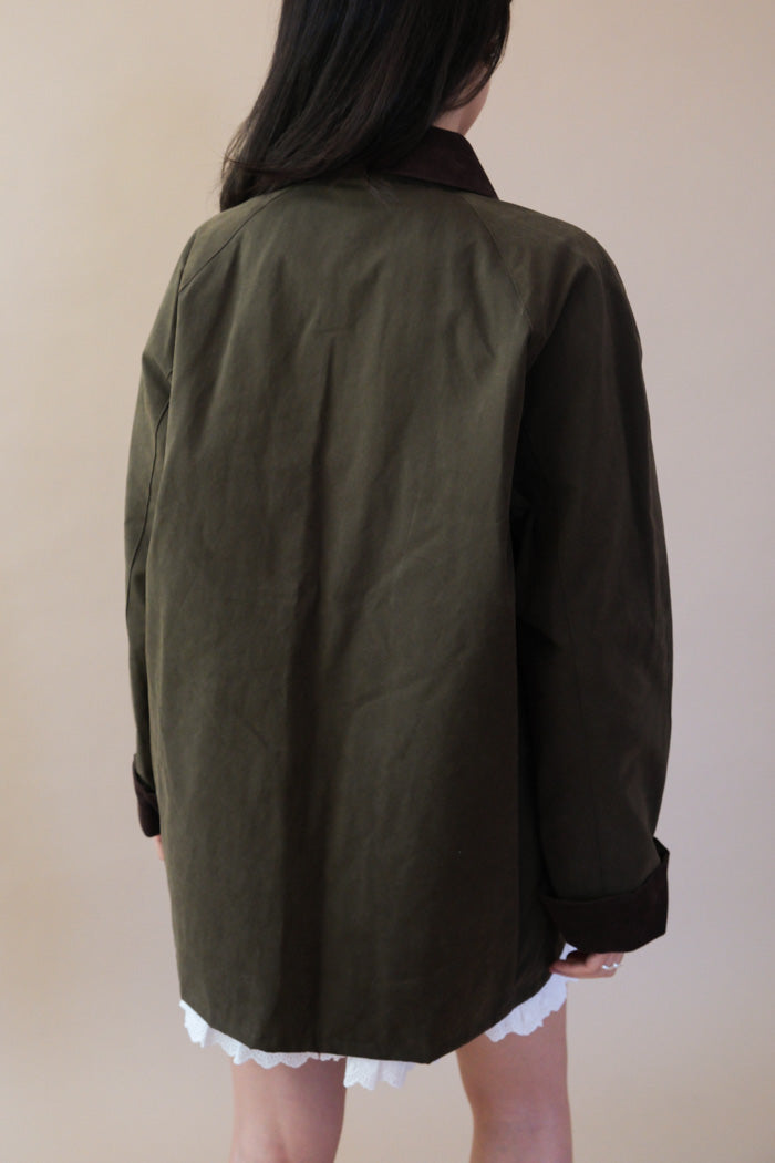 UNISEX WAXED COTTON HUNTING JACKET