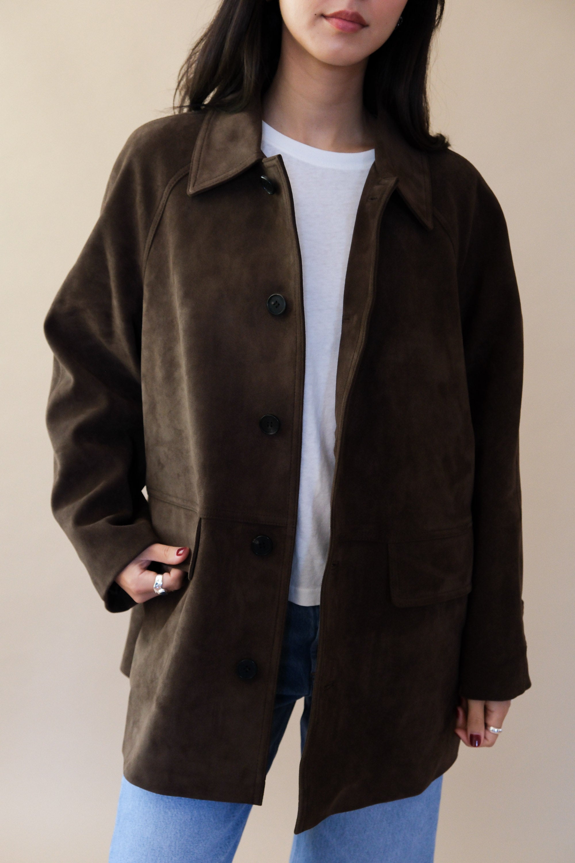 UNISEX LILY ALTER-SUEDE HALF JACKET