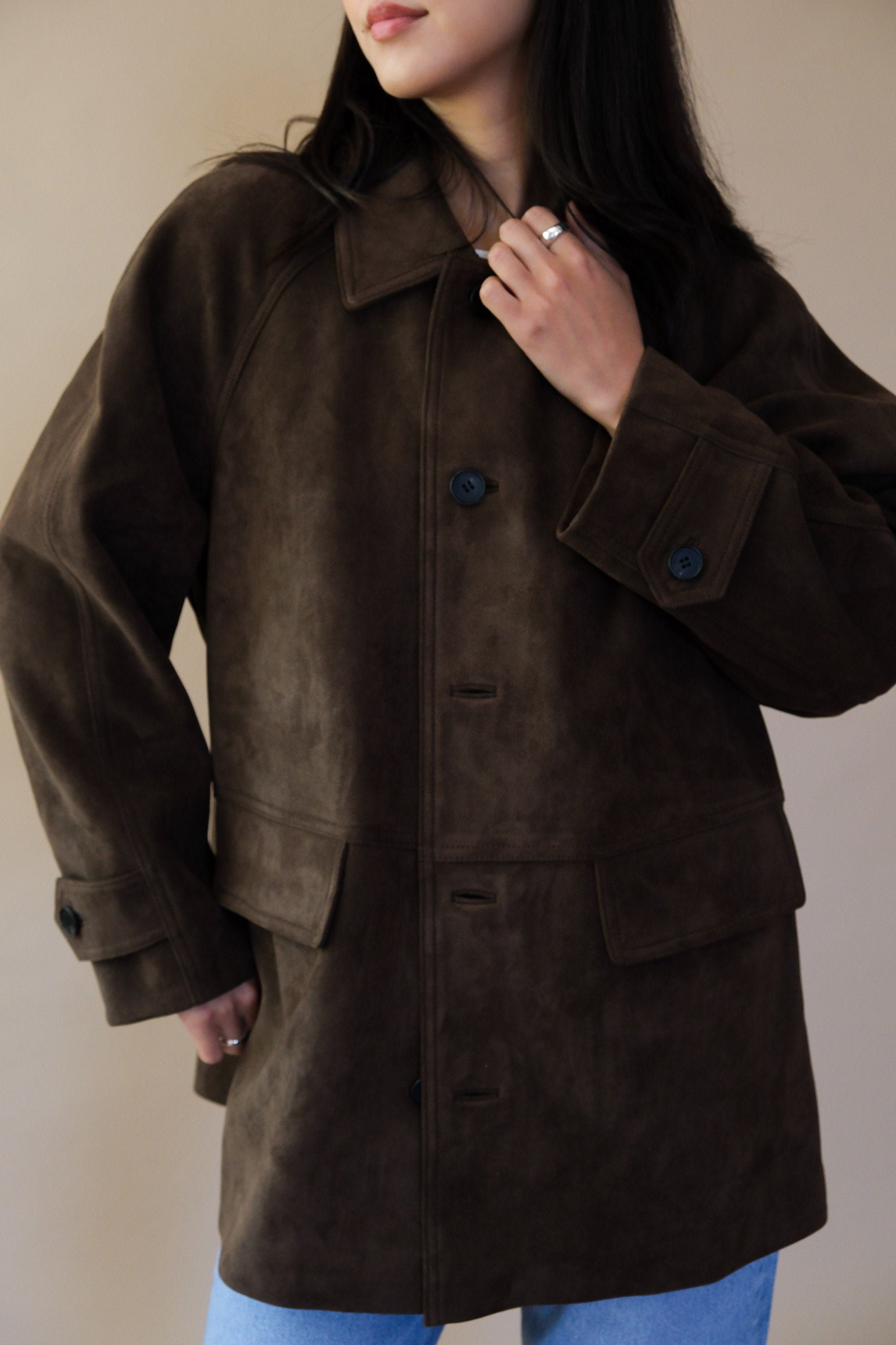 UNISEX LILY ALTER-SUEDE HALF JACKET