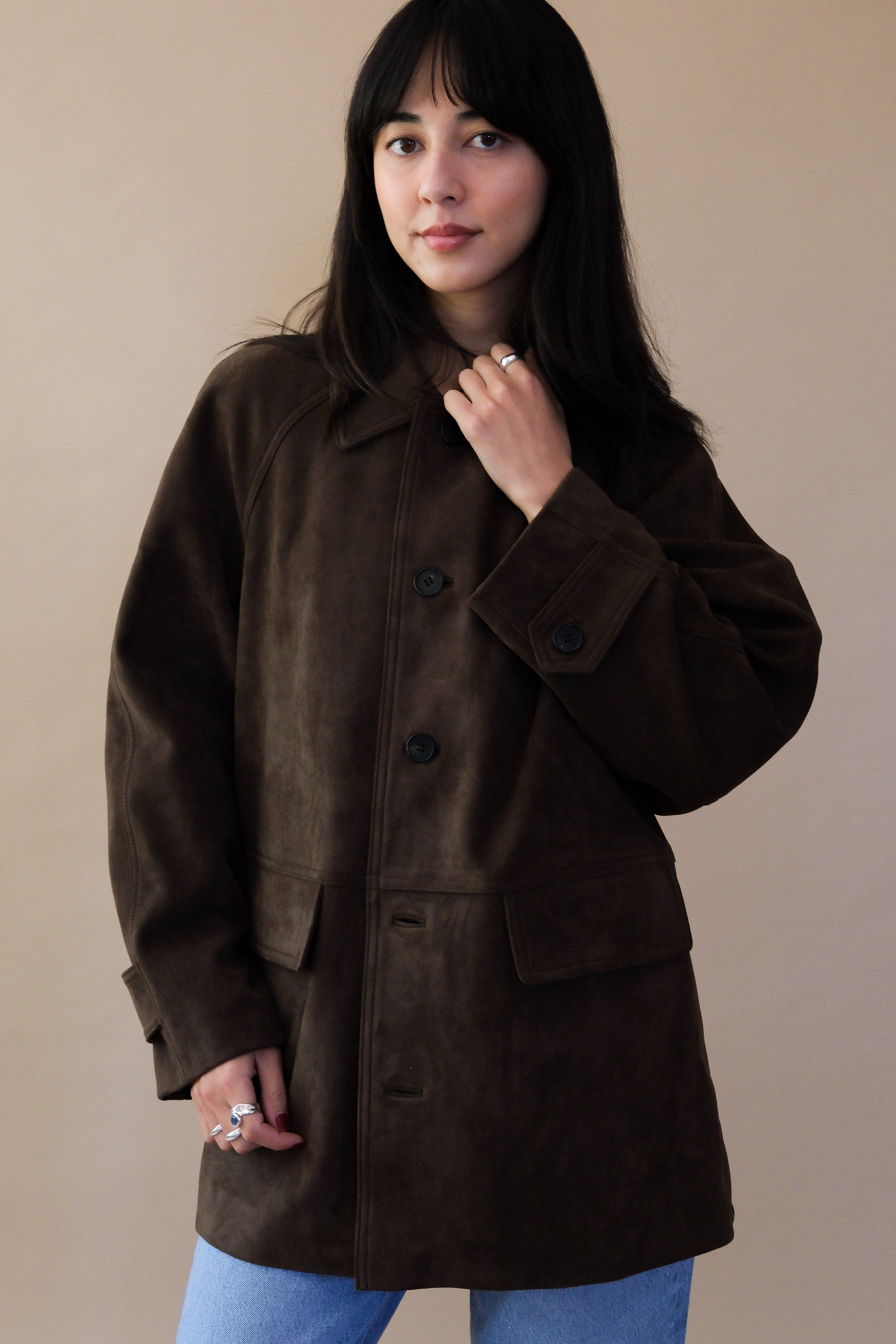 UNISEX LILY ALTER-SUEDE HALF JACKET