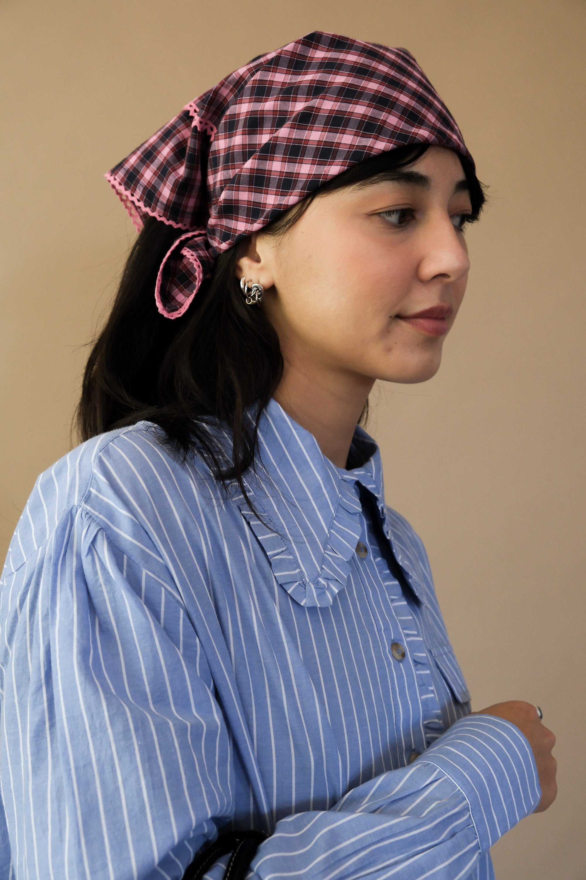 CHECKERED HEADSCARF