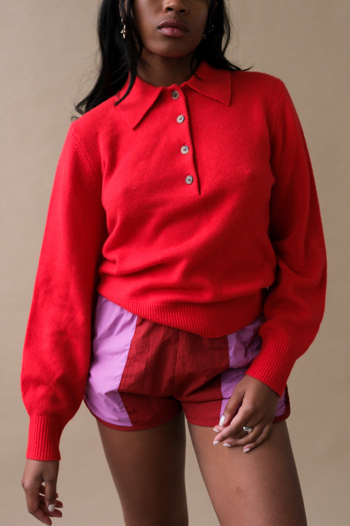 COLOR BLOCK SPORTY SHORTS