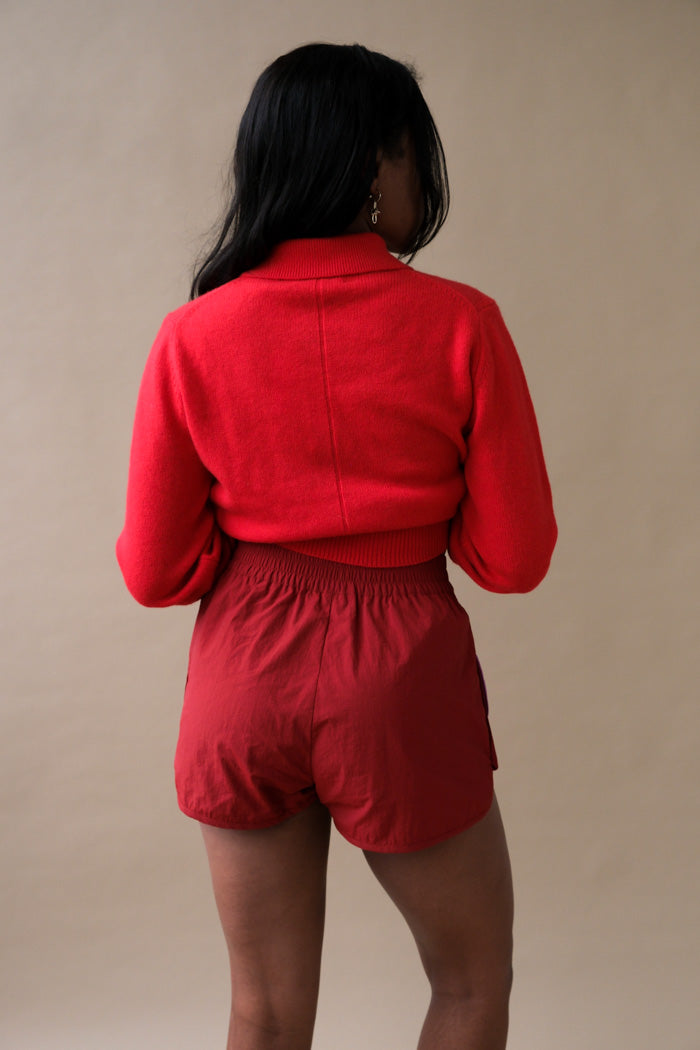 COLOR BLOCK SPORTY SHORTS