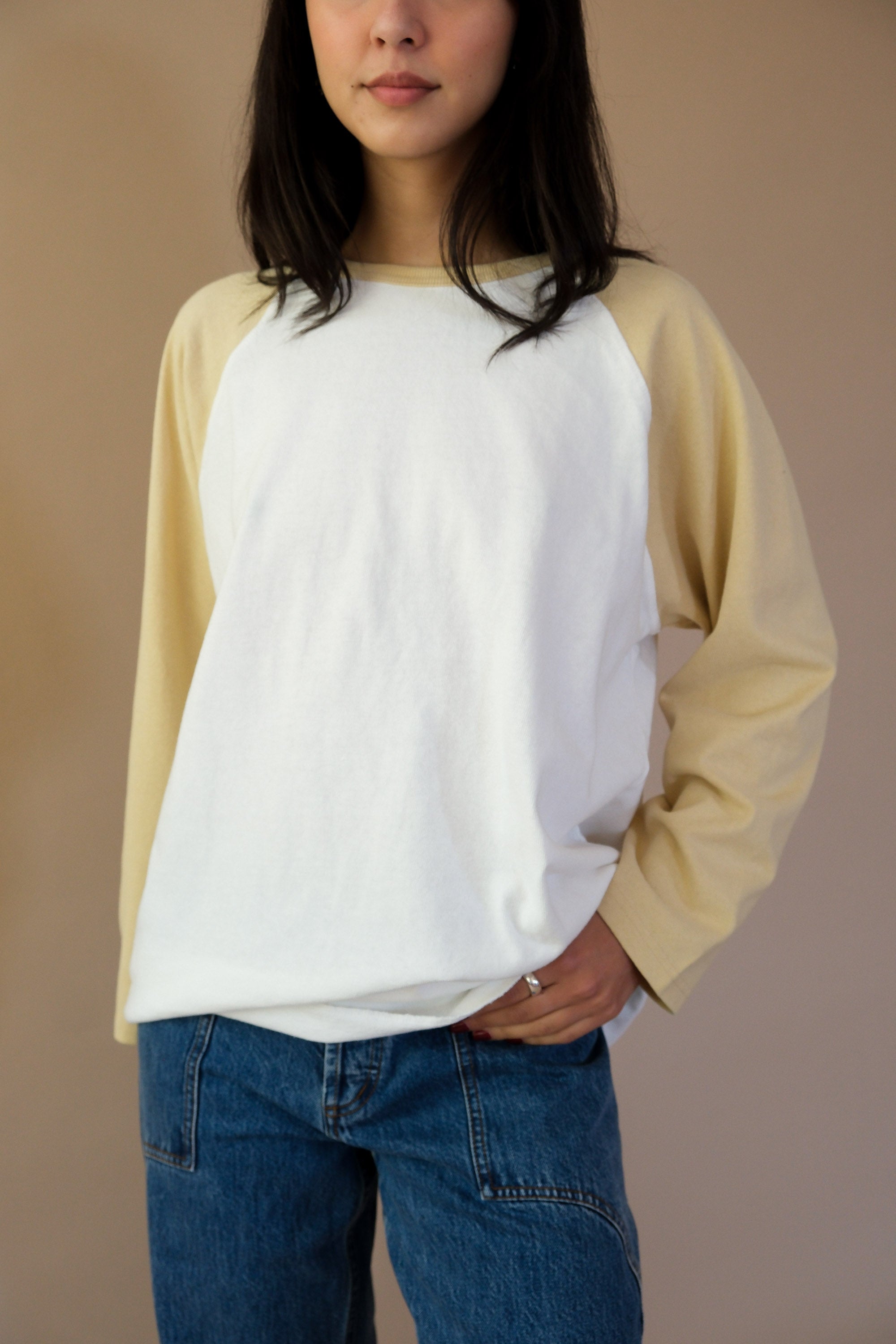 HEAVY COTTON RAGLAN TEE