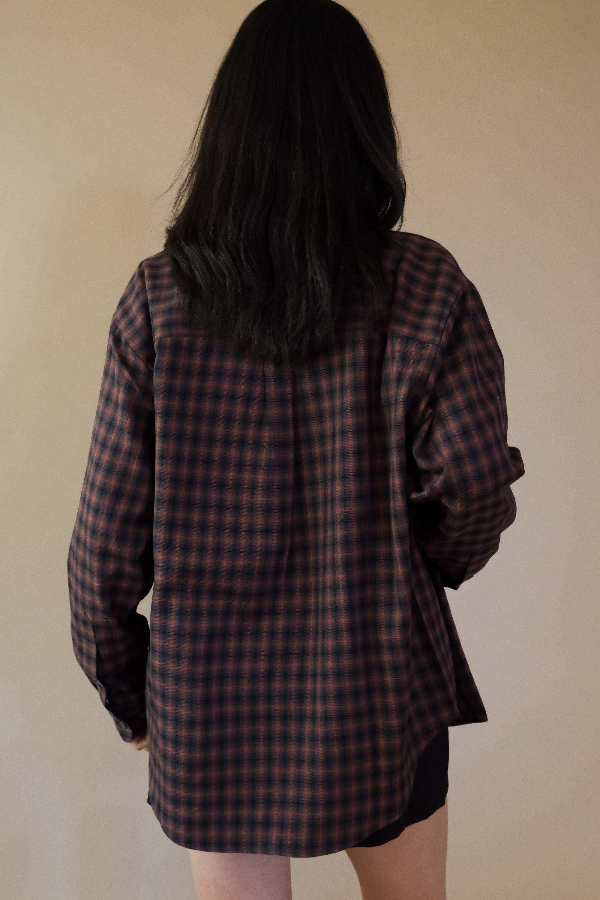 UNISEX CHECKED FLANNEL SHIRT
