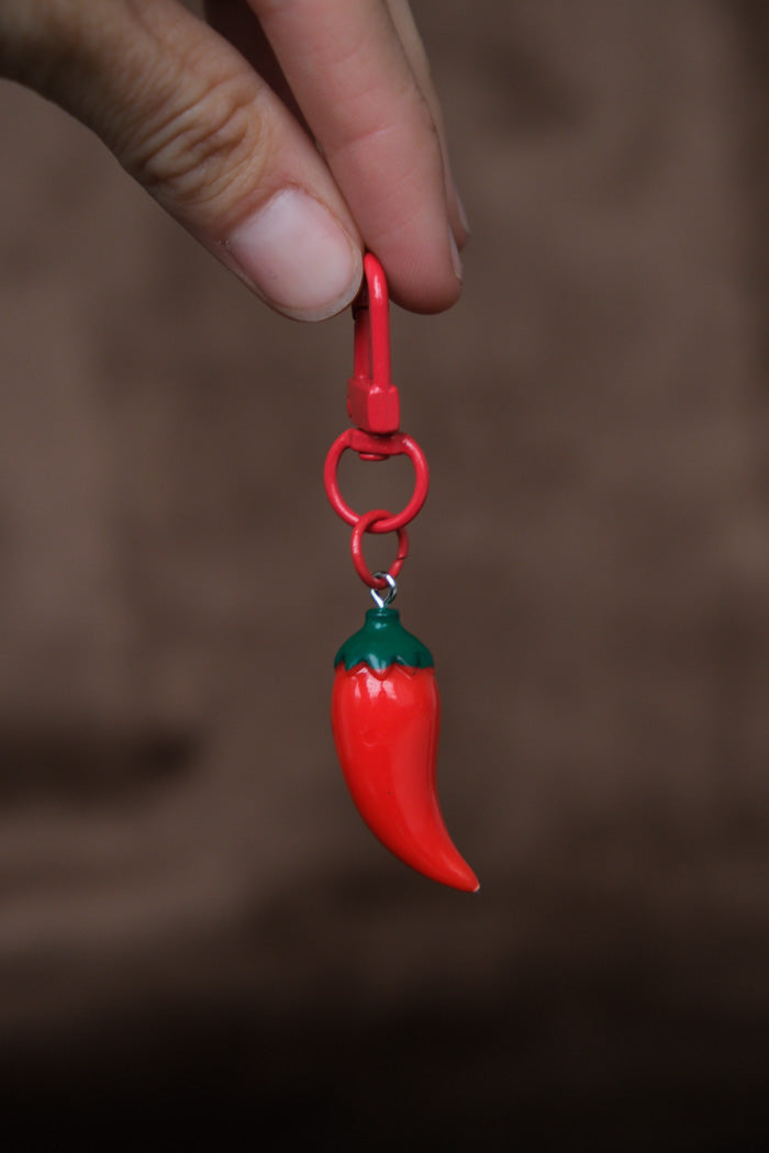SINGLE CHILI PEPPER BAG CHARM