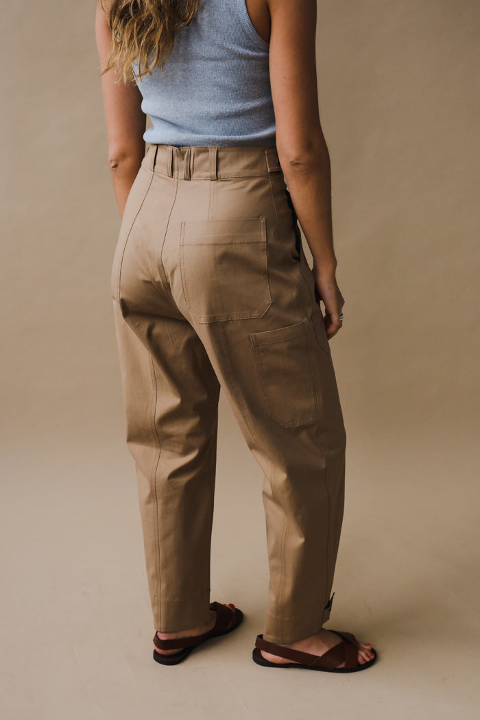 CROPPED WORKWEAR TROUSERS