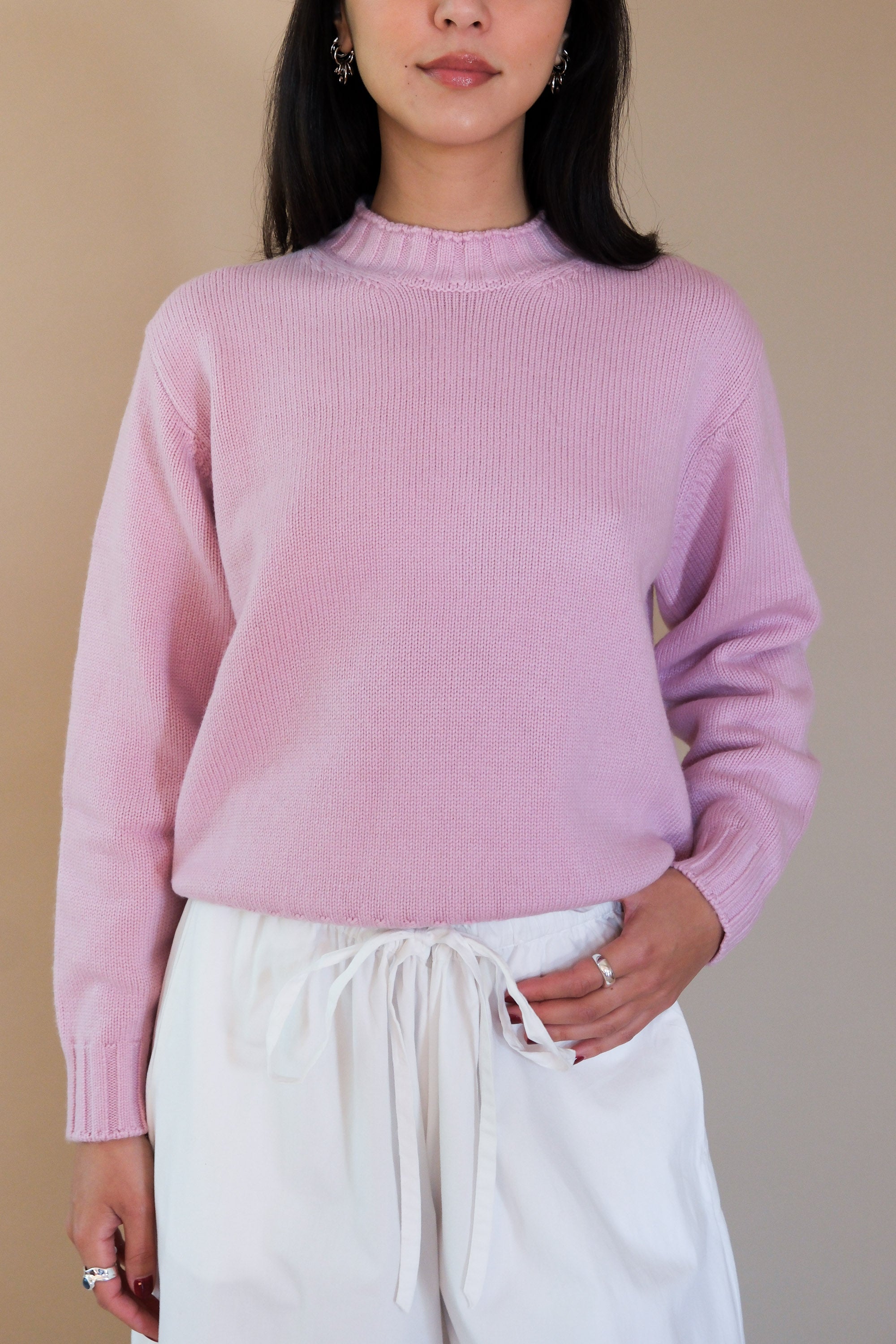 UNISEX CHUNKY ROLL NECK SWEATER