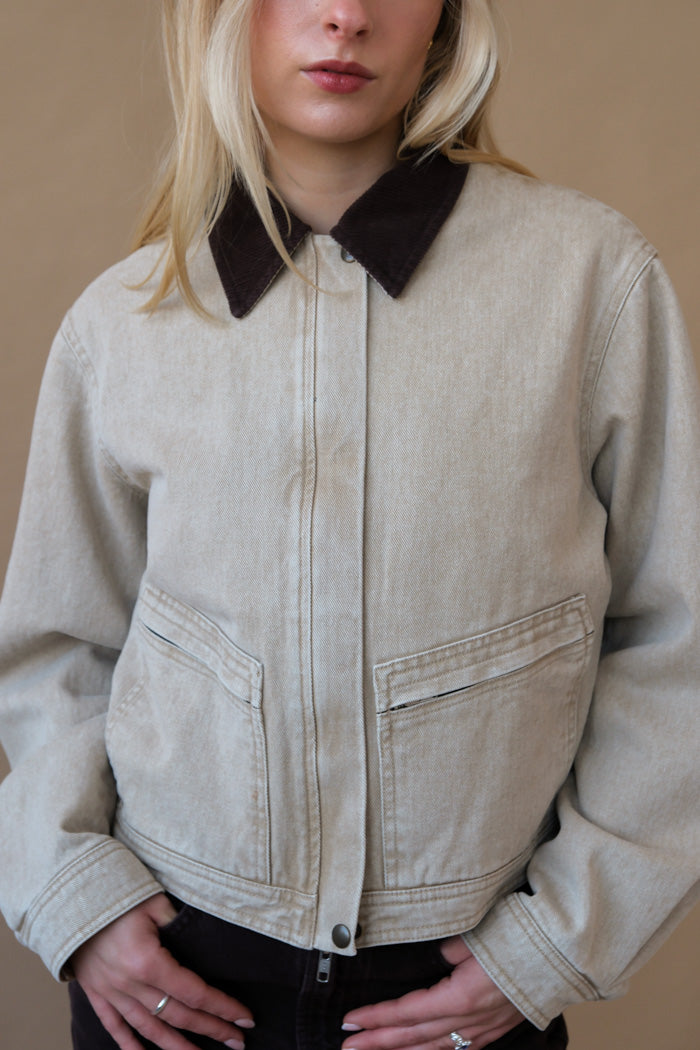 CROPPED WORK JACKET