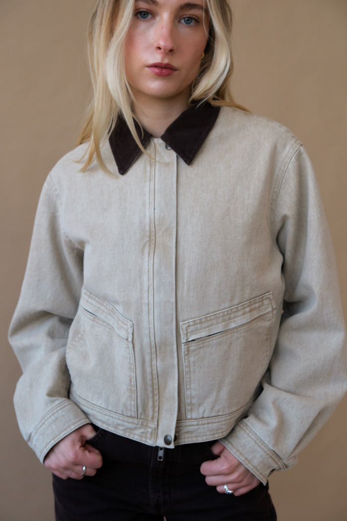 CROPPED WORK JACKET