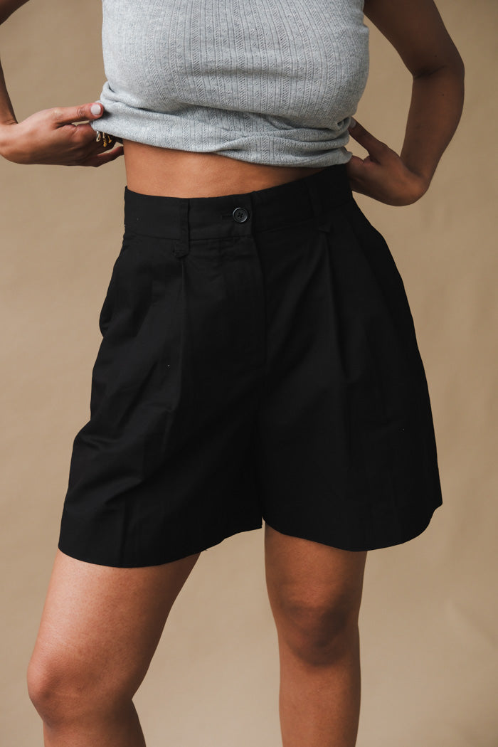 COTTON-LINEN SHORTS