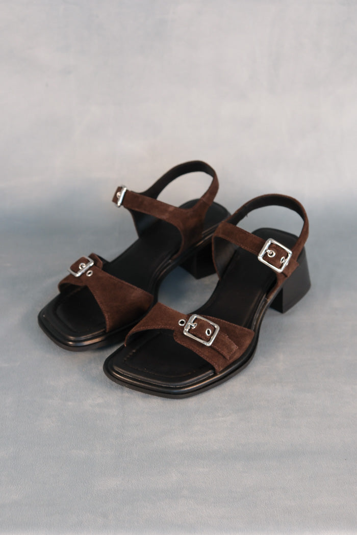 INES DOUBLE BUCKLE SANDAL