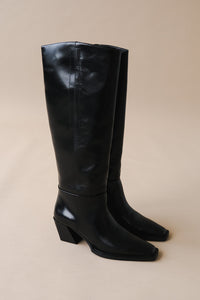 Vagabond Alina tall knee high boot black leather PIPE AND ROW