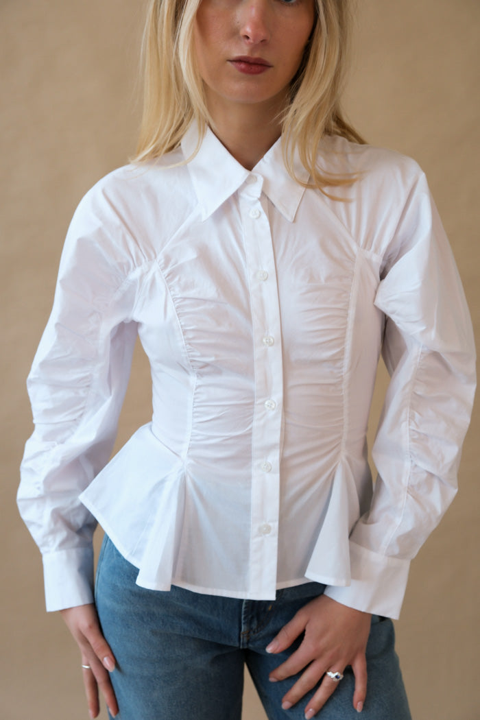 BELLEVILLE RUCHED SHIRT