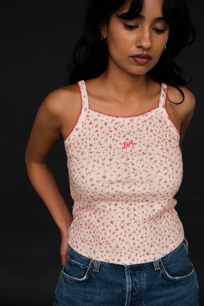 ROSE PRINT CAMI