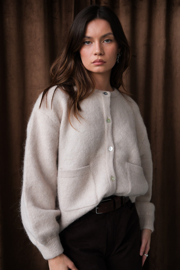 AMELIE ALPACA CARDIGAN