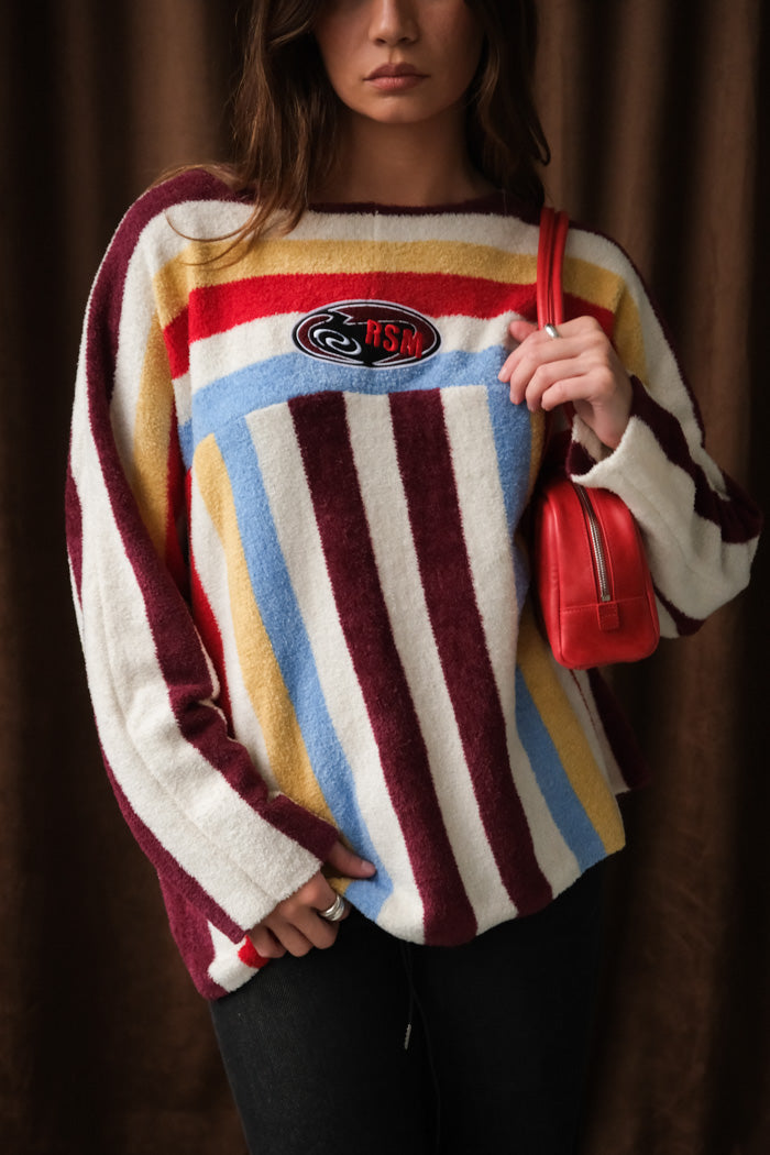 HENLEY KNIT PULLOVER