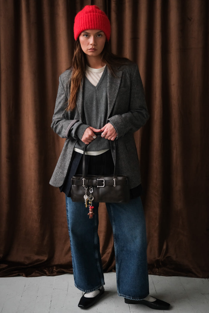 WOOL BLEND OVERSIZED JACKET