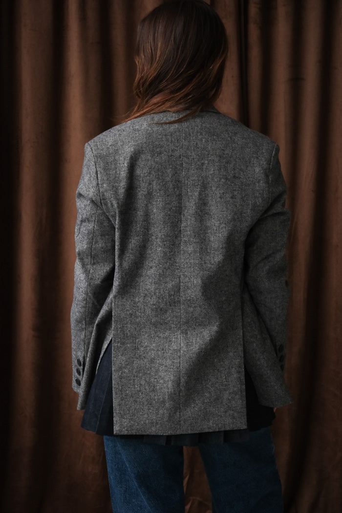 WOOL BLEND OVERSIZED JACKET