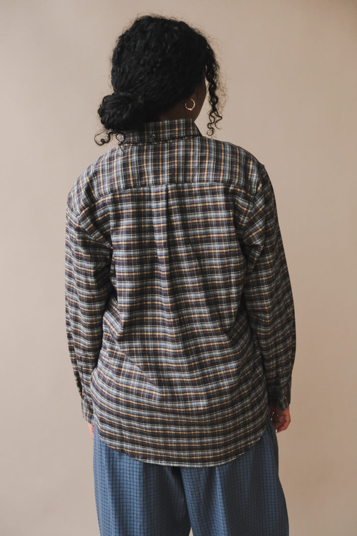 UNISEX CHECK FLANNEL SHIRT