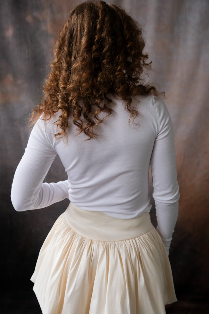 SOFT COTTON RIB LONG SLEEVE