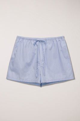Dunst blue stripe pajama mini shorts soft blue stripeUDPA6B248B1 PIPE AND ROW