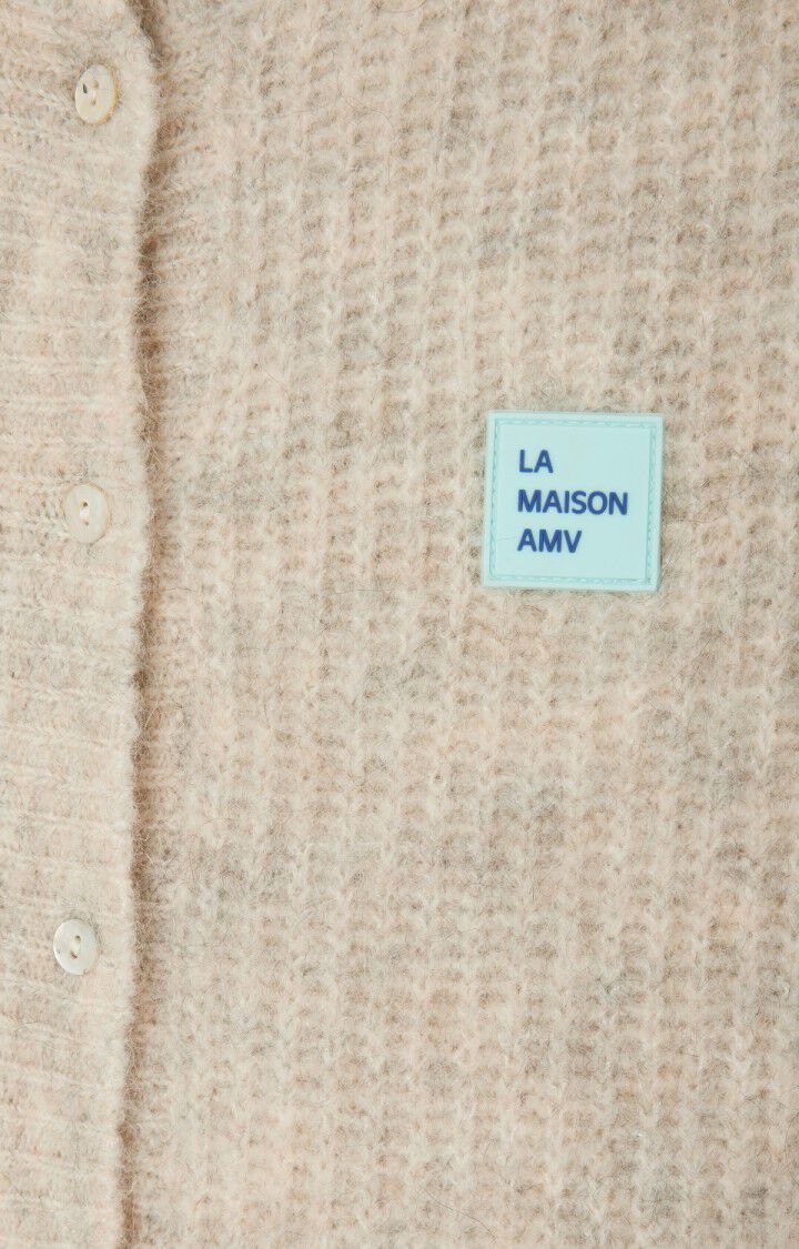 American Vintage East sweater vest powder cream melange | Pipe and Row