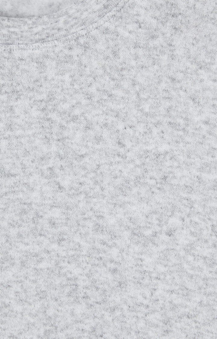 American Vintage crewneck Evona sweatshirt light grey ultra soft EVO03AE25 | Pipe and Row