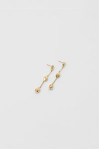 Wolf Circus Felipa bean dangle earrings gold | Pipe and Row