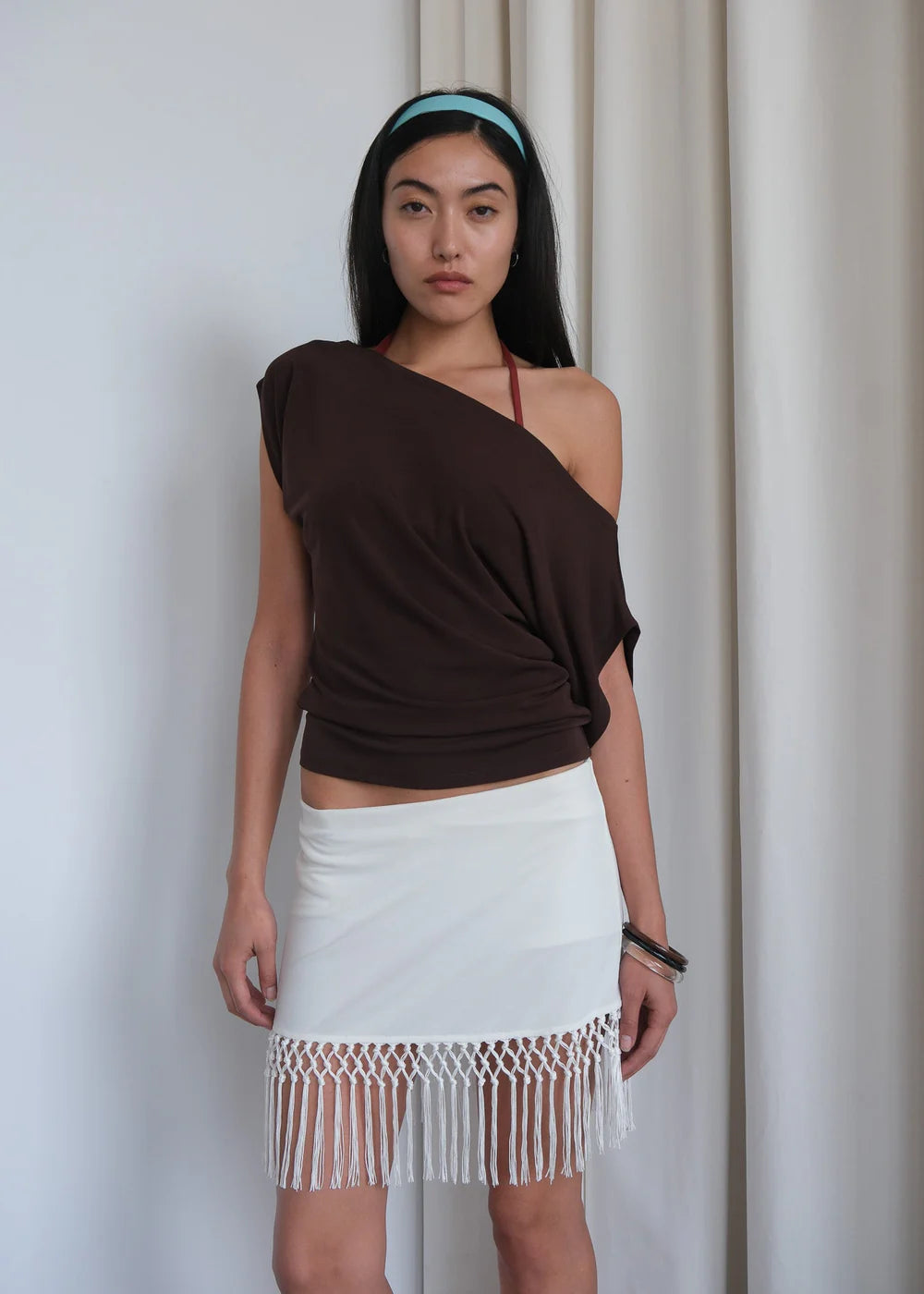 Geel boat neck Fletcher top dolman sleeve top americano G10213 PIPE AND ROW