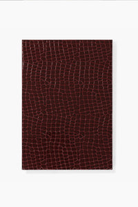 Heaven Mayhem Journal merlot dark red vegan leather lined journal | Pipe and Row