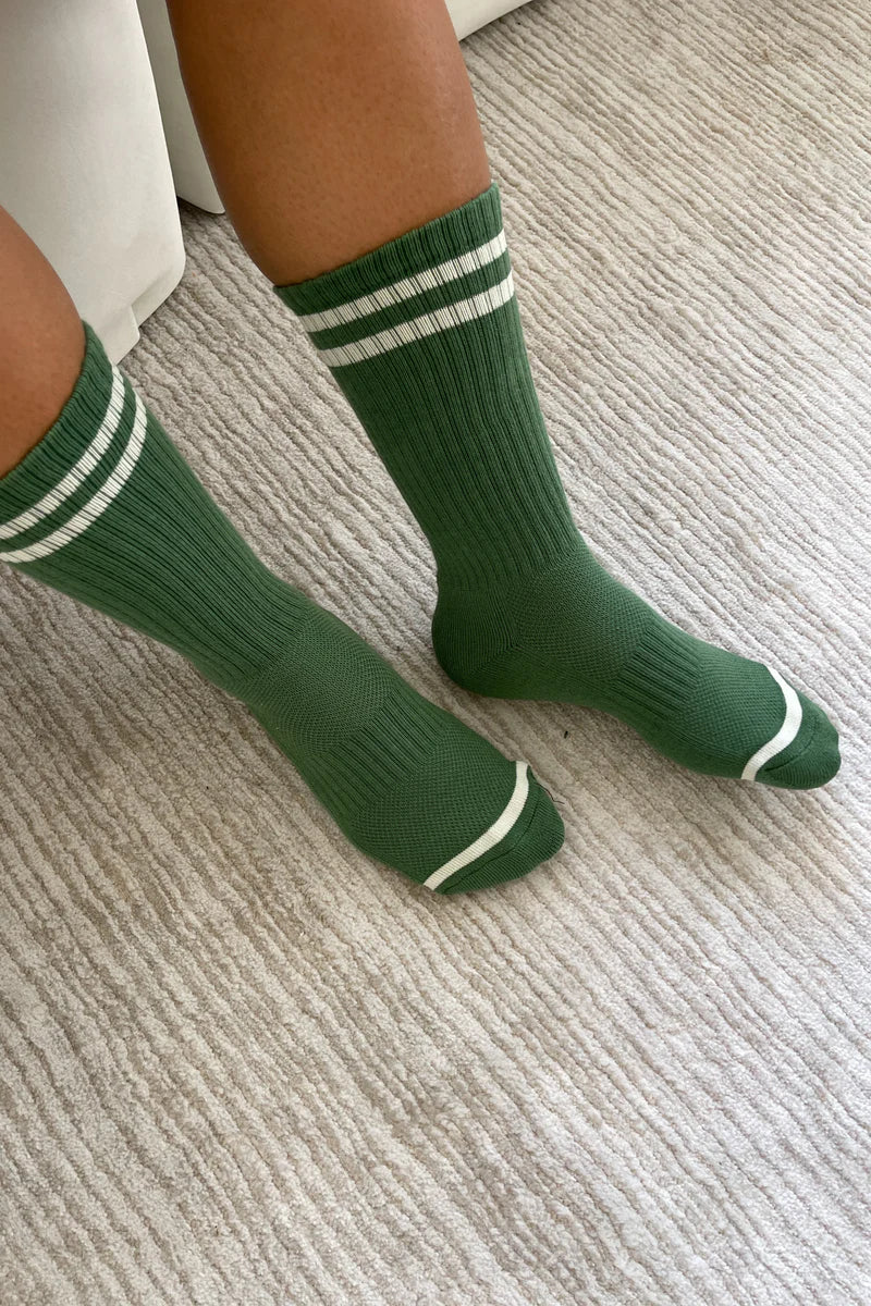 EXTENDED BOYFRIEND SOCKS MOSS