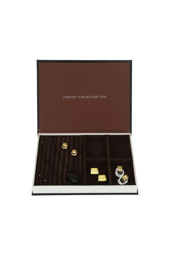 Heaven Mayhem black cobra textured jewelry boxes decorative | Pipe and Row