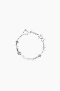 Justine Clenquet Liam silver-tone chain bracelet | Pipe and Row