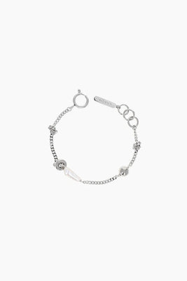 Justine Clenquet Liam silver-tone chain bracelet | Pipe and Row