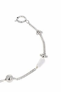 Justine Clenquet Liam silver-tone chain bracelet | Pipe and Row