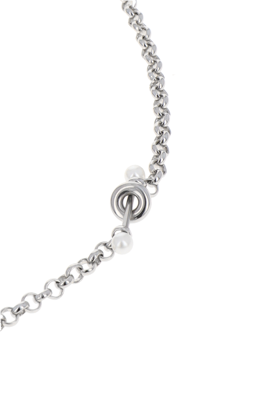 Justine Clenquet Smith necklace silver pearl accents France PIPE AND ROW Seattle