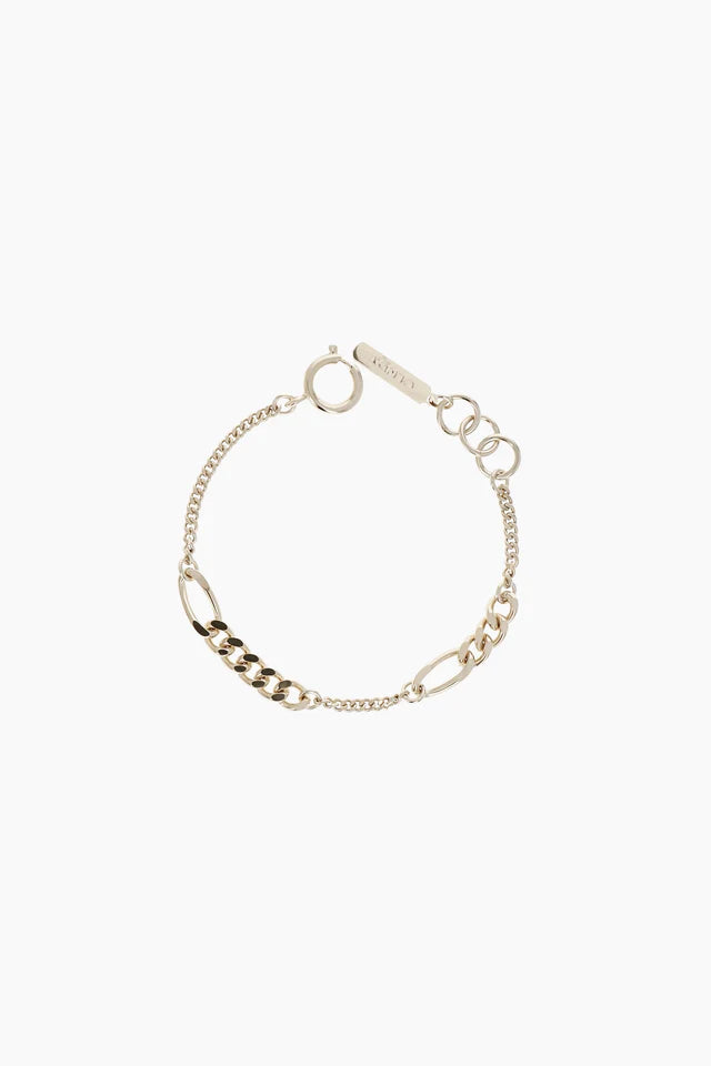Justine Clenquet Tiko multi-chain bracelet gold | Pipe and Row