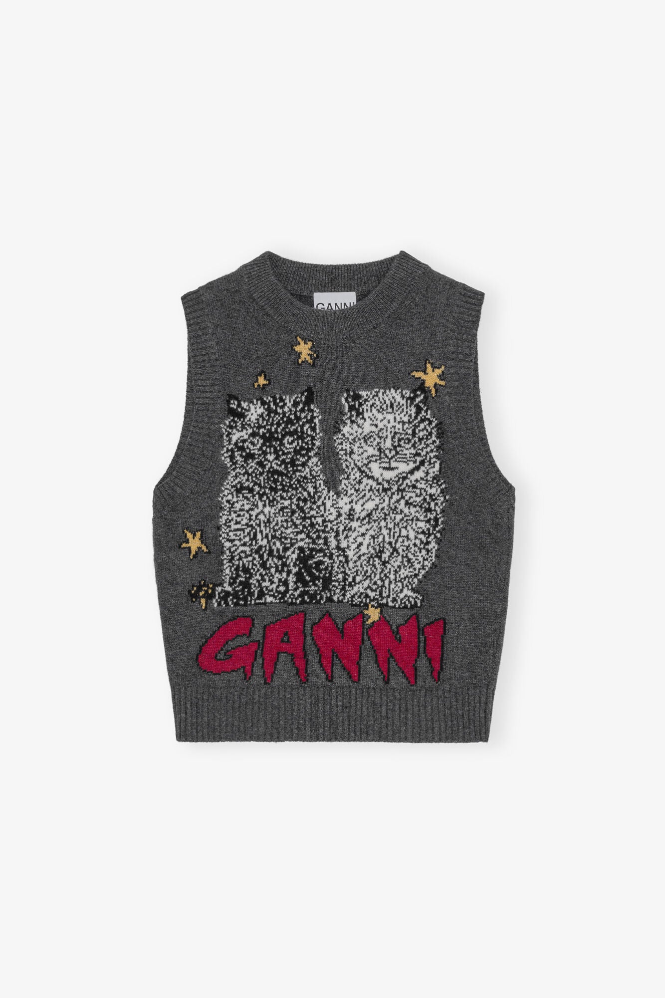 GRAPHIC CATS VEST