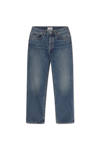 Agolde Lana straight leg jean medium wash liberty | Pipe and Row