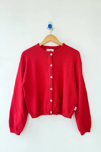 Le Bon Shoppe Leila Cotton Cardigan chili | Pipe and Row Seattle Boutique