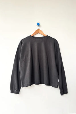 Le Bon Shoppe Naturelle thick long sleeve tee dark slate | pipe and row