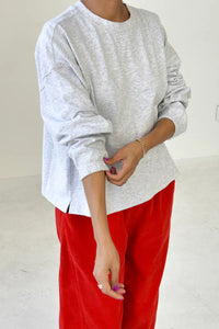 Le Bon Shoppe Naturelle thick long sleeve tee icy light grey | pipe and row Seattle