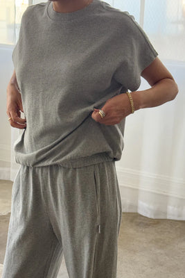 Le Bon Shoppe boxy Fei tee t-shirt heather grey | Pipe and Row Clothing Store