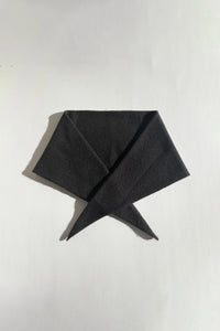 Le Bon Shoppe cashmere bandana kerchief scarf black | Pipe and Row Seattle