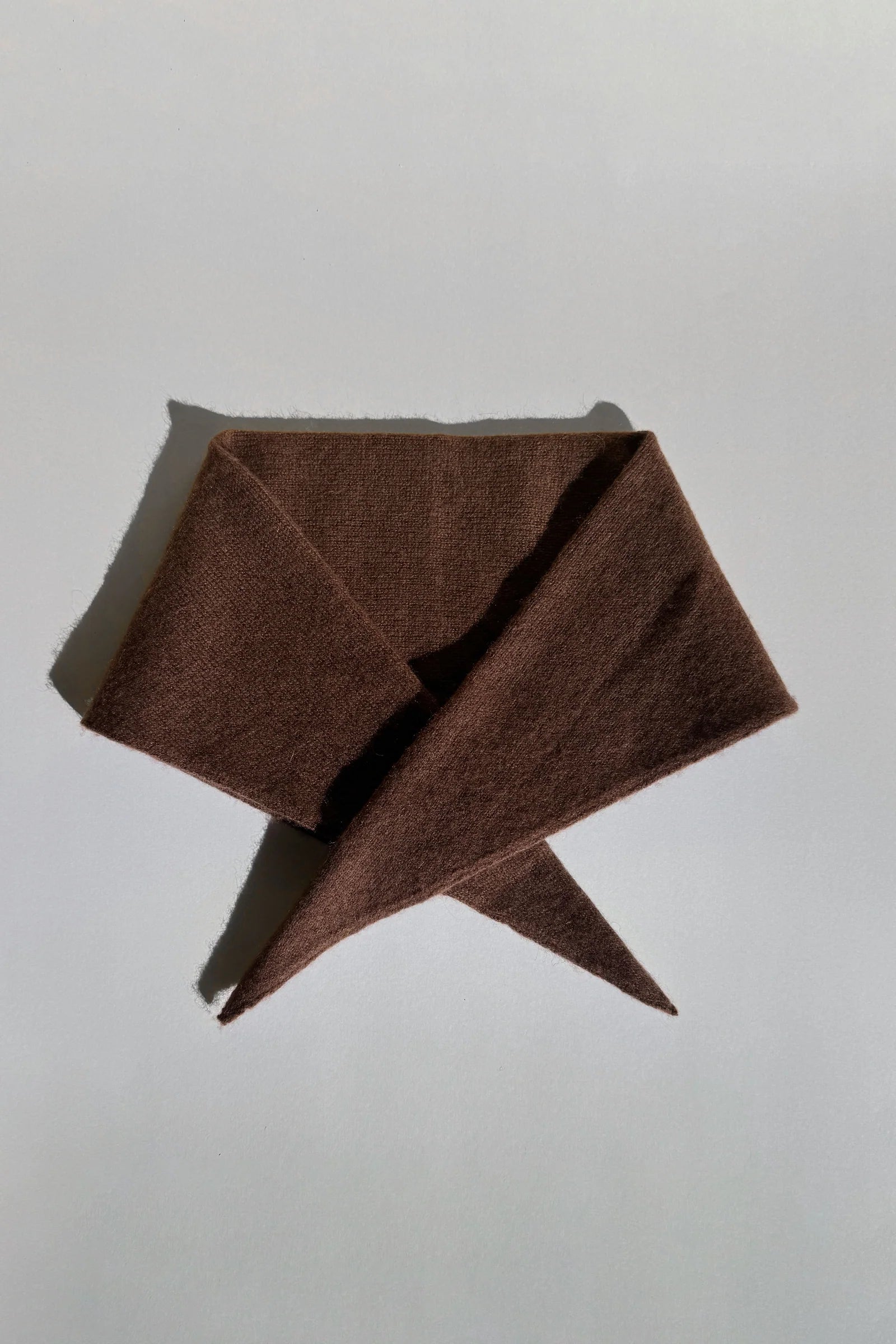 Le Bon Shoppe cashmere bandana kerchief scarf mocha brown | Pipe and Row Seattle