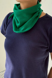 Le Bon Shoppe cashmere bandana scarf kelly green | Pipe and Row