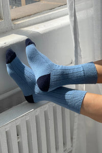 Le Bon Shoppe classic cashmere socks bluebell | Pipe and Row Seattle