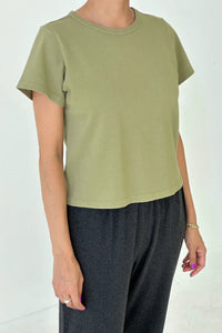 Le Bon Shoppe little boy tee mint dust green | Pipe and Row Seattle